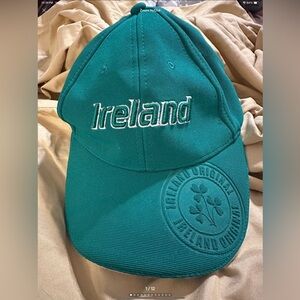 Lansdowne Embroidered IRELAND Hat Cap Green Adjustable Made in Ireland
